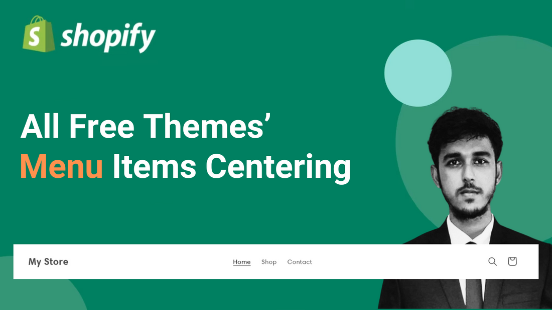 How to Center the Menu Items in Dawn, Refresh, Sense & all Other Shopify Free Themes